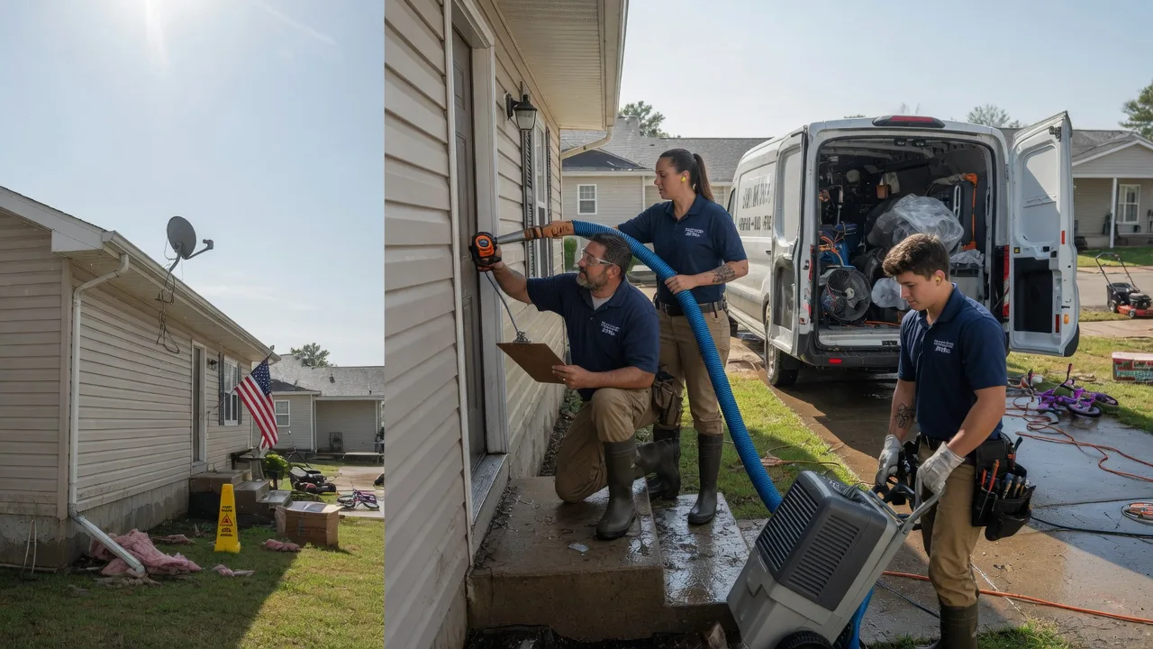 Ceiling Water Damage Restoration in Skidmore, TX near me
